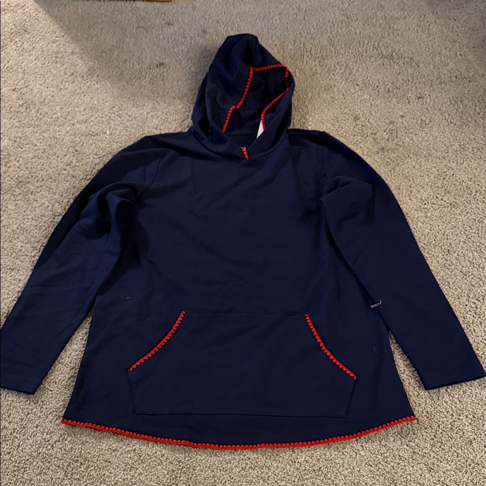Active USA Navy Jacket with Red Accents